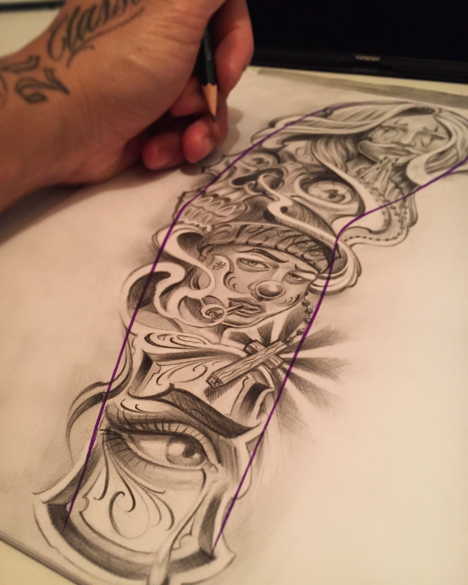 full sleeve tattoo designs drawings