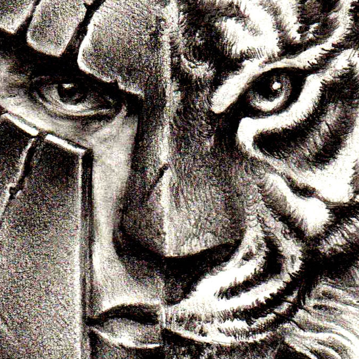 Tiger and spartan realistic tattoo design references – TattooDesignStock