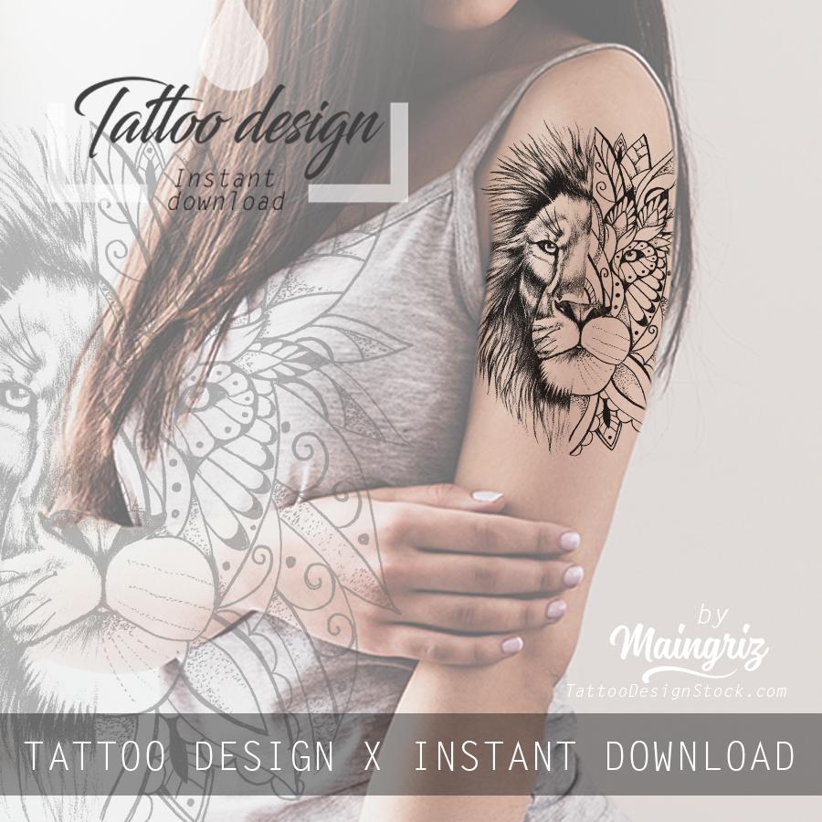 Minimal Tribal lion tattoo by @akash_marotkar @skinmachinetattoo Email for  appointments: skinmachineteam@gmail.com #inked #scripttatto... | Instagram