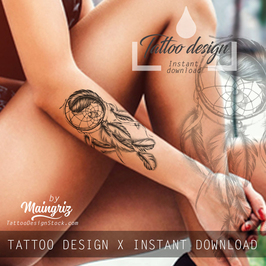 Dream catcher tattoo - Capture the magic of dreams – IMAGELLA
