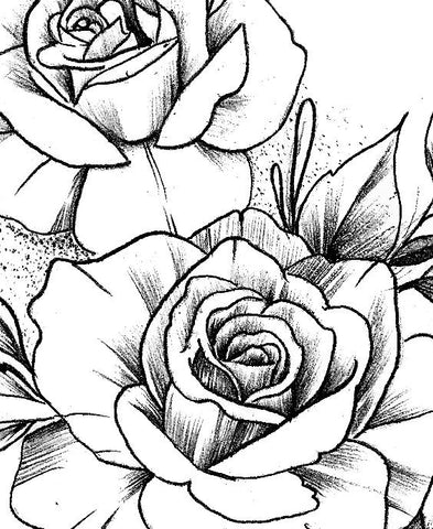 Rose mandala - download tattoo design #3