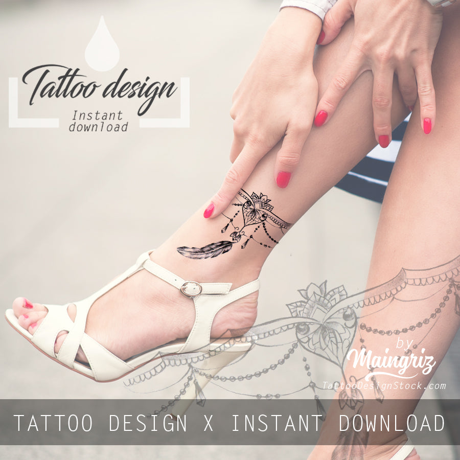 Ankle Foot tattoo Designs Ideas - YouTube