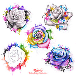16 Beautiful Watercolor Tattoo Designs for Women  Styles Weekly