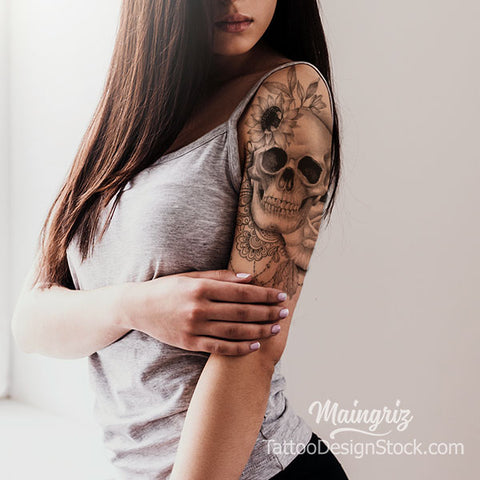 Half sleeve tattoo design references in digital download – TattooDesignStock